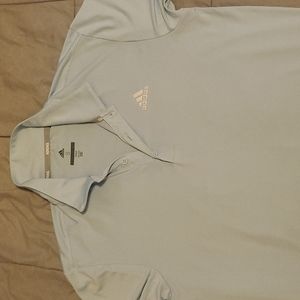 Adidas light blue polo shirt used